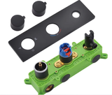 Colonne de douche et bain encastrée noir mate