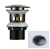 Bonde de vidange gris brossé