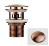 Bonde de vidange or rose brossé