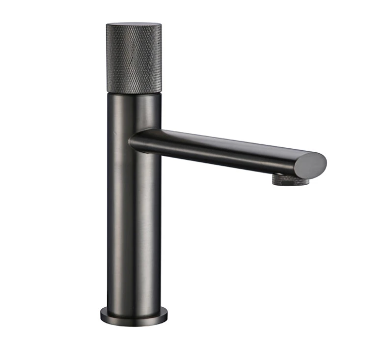 Mitigeur de vaque gris brossé