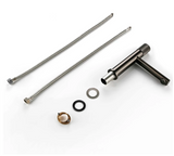 Mitigeur de vaque gris brossé