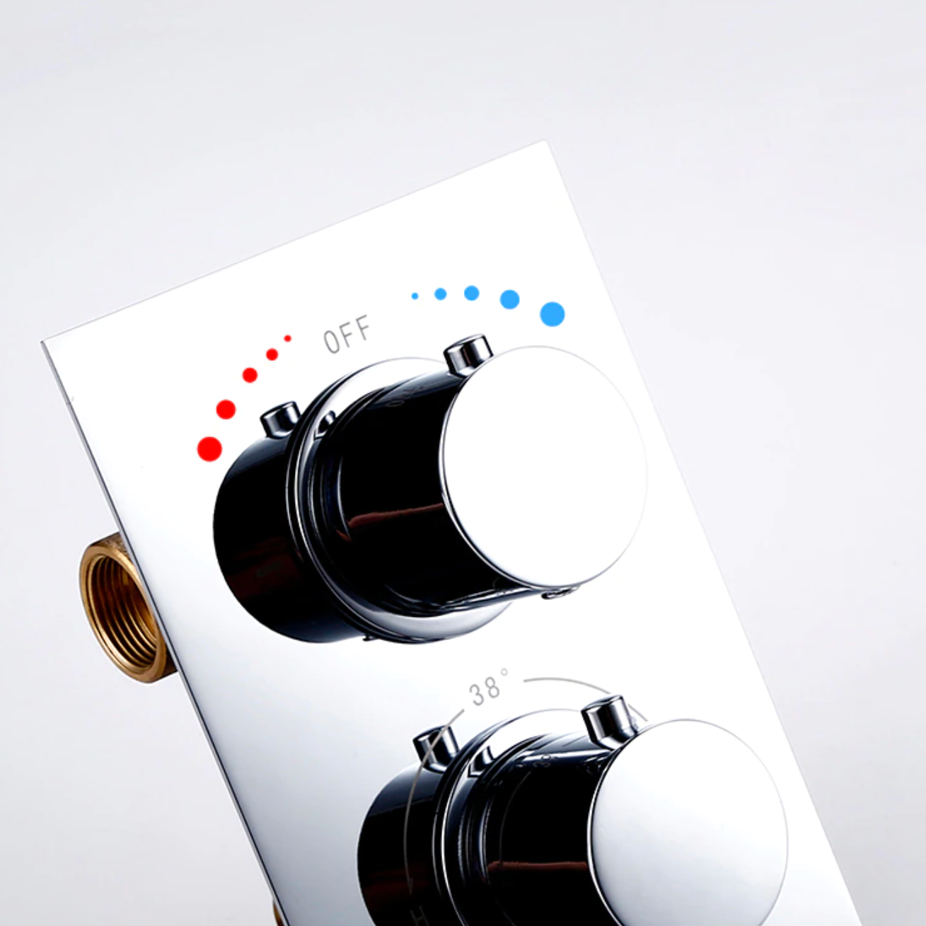 Colonne de douche encastrable chromé