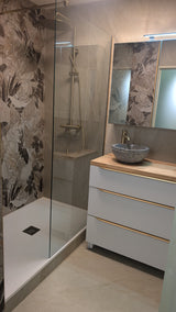 Colonne de Douche Thermostatique Or Brossé