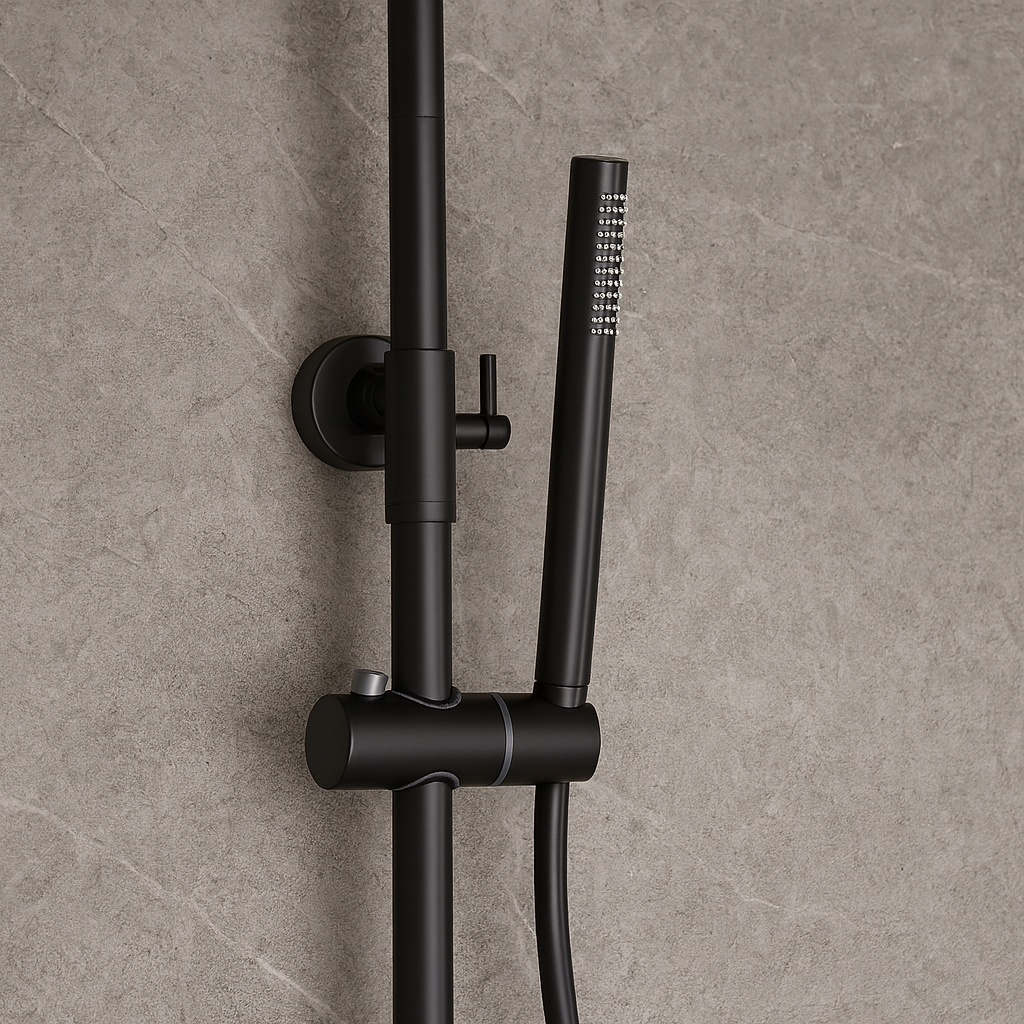 Colonne de douche thermostatique noir mat