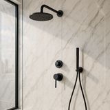 Colonne de douche encastrable noir mat