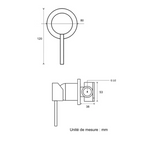 Douchette à main chromée
