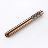 Kit de bain et douche or rose brossé