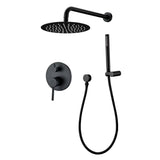 Colonne de douche encastrée noir mate