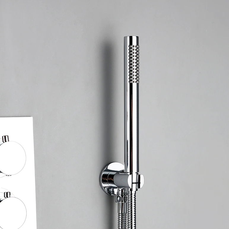 Colonne de douche encastrable chromé