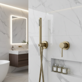 Douchette à main or brossé