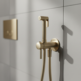 Douchette hygiénique or brossé