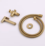 Douchette hygiénique or brossé