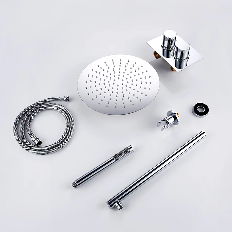 Colonne de douche encastrable chromé