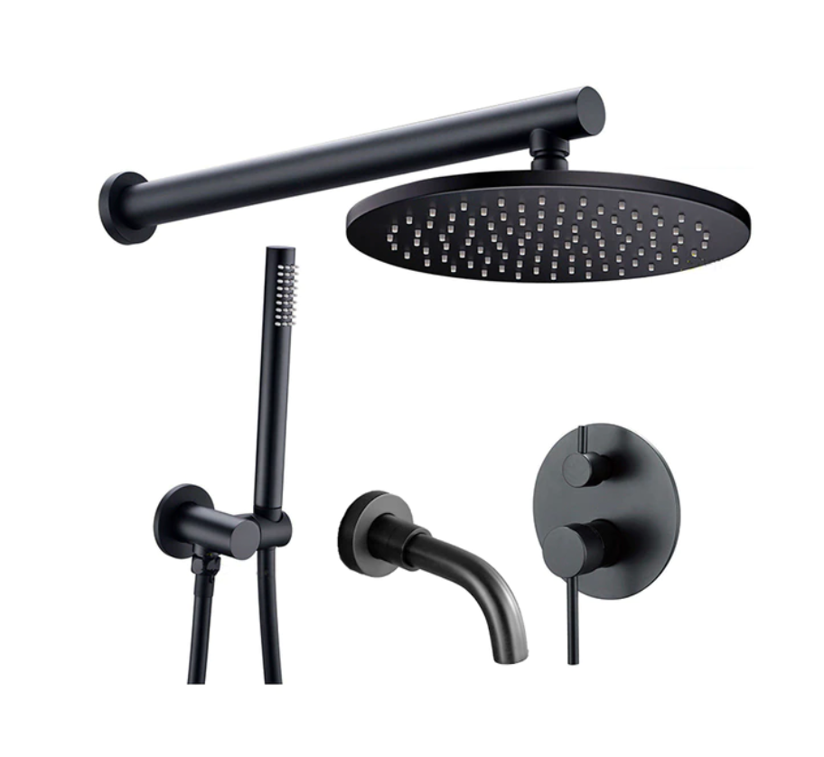 Ensemble de bain noir mat