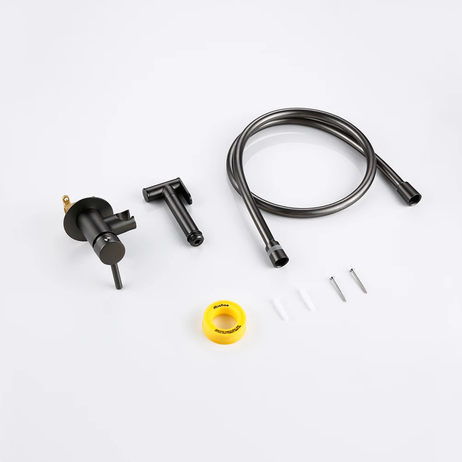 Douchette à main gris brossé