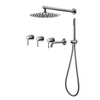 Ensemble de bain chrome