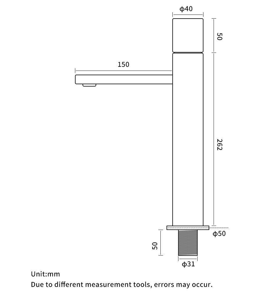 Mitigeur de salle de bain gris brossé