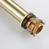 Mitigeur de salle de bain or brossé