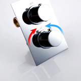 Colonne de douche encastrable chromé