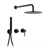 Colonne de douche encastrée noir mate