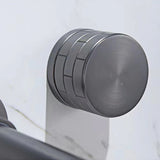 Mitigeur salle de bain encastré gris brossé