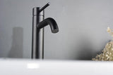 Mitigeur de salle de bain noir mate