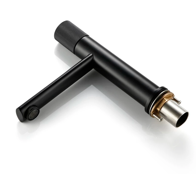 Mitigeur de salle de bain noir mat