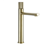 Mitigeur de salle de bain or brossé