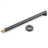 Colonne de bain encastrée gris brossé