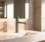 Mitigeur de vaque gris brossé