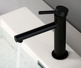 Mitigeur de salle de bain noir mate