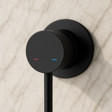 Colonne de douche encastrable noir mat