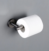 Porte-serviettes / papier WC gris brossé