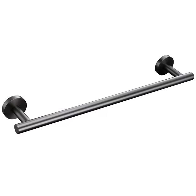 Porte-serviettes gris brossé