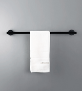 Porte-serviettes noir mate lisse