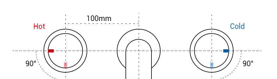 Robinet de salle de bain noir mat
