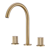 Robinet de salle de bain or brossé