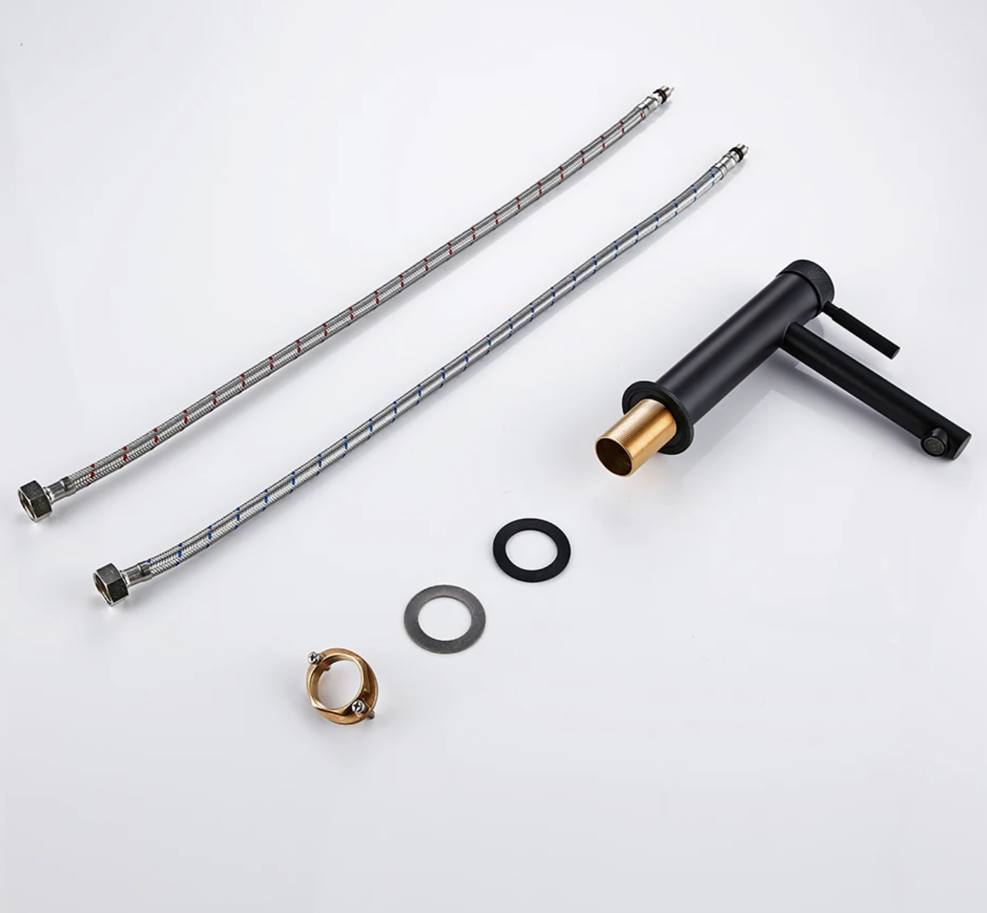 Mitigeur de salle de bain noir mate