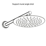 Colonne de douche encastrée or brossé