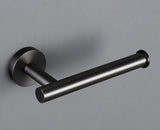 Porte-serviettes / papier WC gris brossé