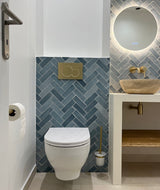 Brosse WC or brossé strié