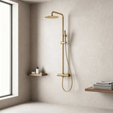 Colonne de Douche Thermostatique Or Brossé
