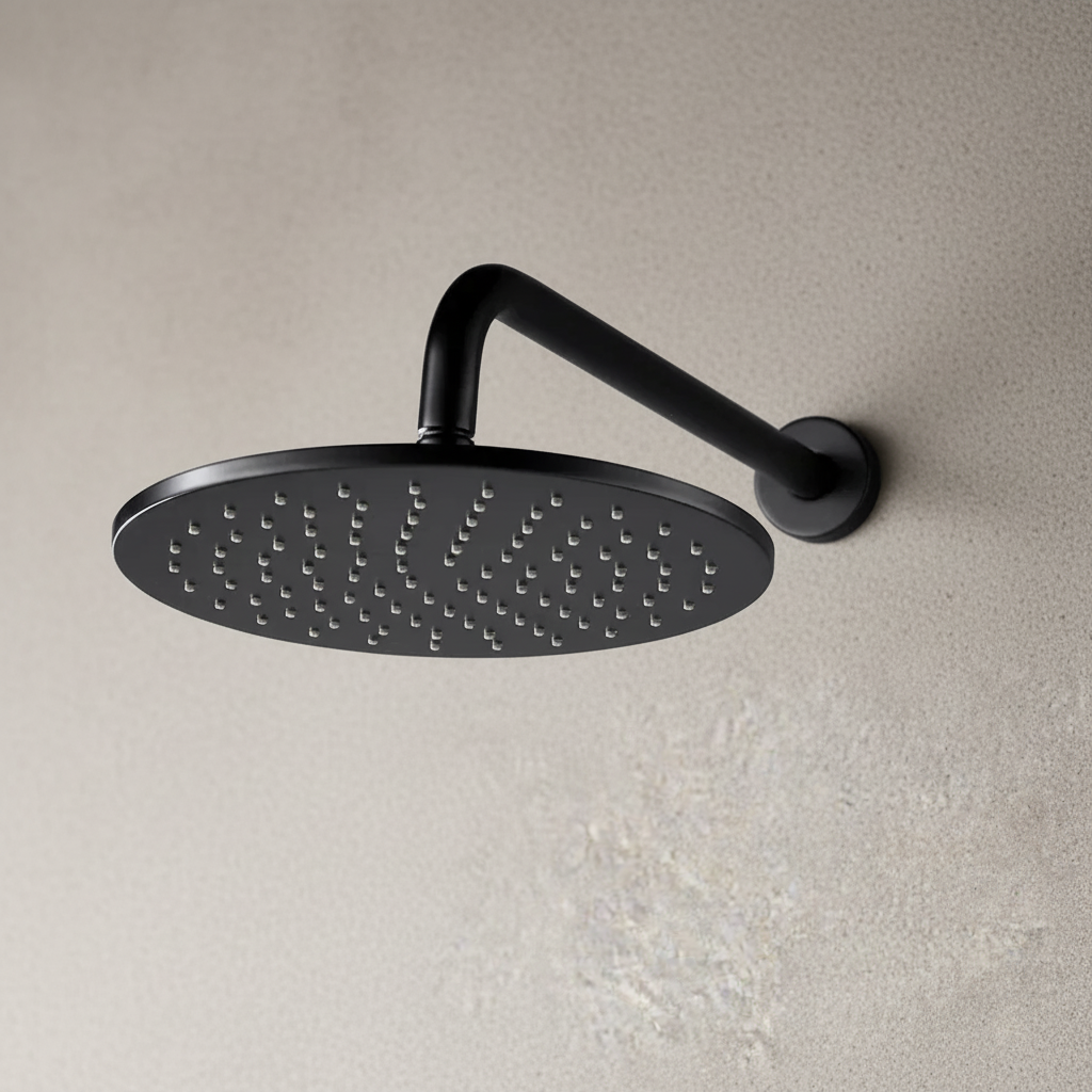 Colonne de douche encastrée noir mate