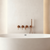 Ensemble de bain or rose brossé