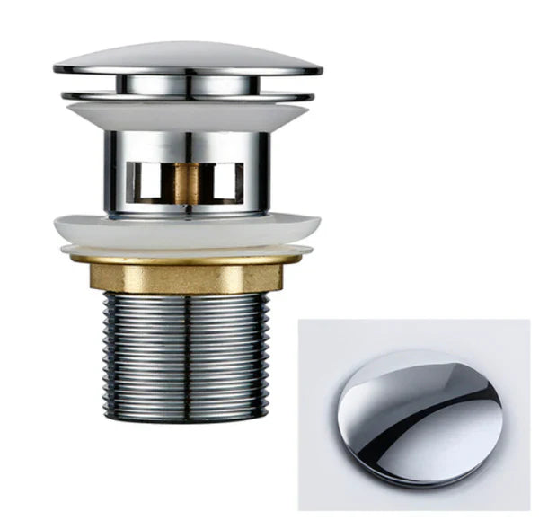 Bonde de vidange chromée