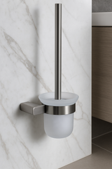 Brosse WC gris brossé