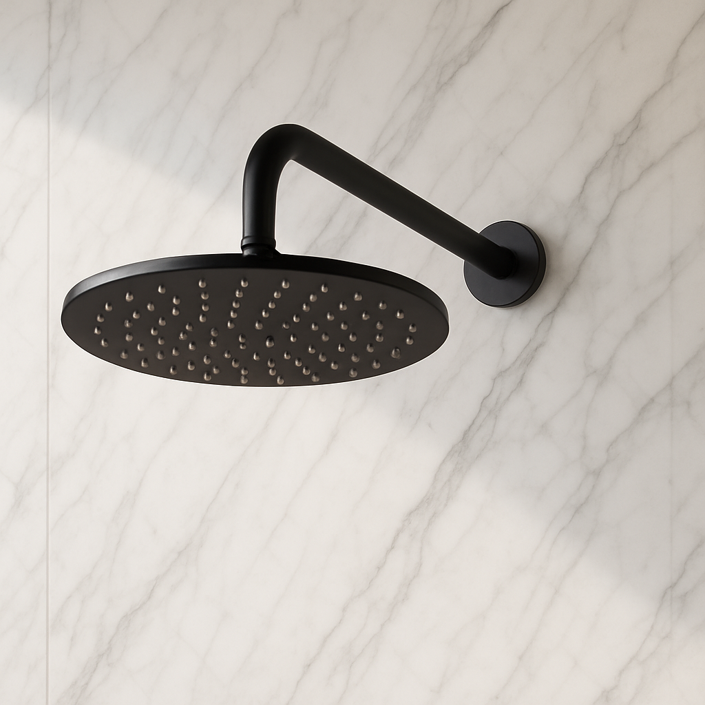 Colonne de douche encastrable noir mat