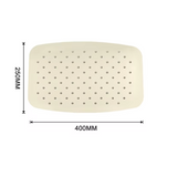 Ciel de pluie rectangulaire or brossé