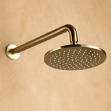 Colonne de douche encastrée or brossé