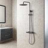 Colonne de douche gris brossé